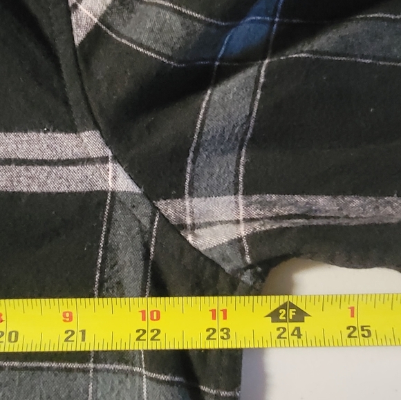 River Island Longsleeve Plaid Flannel Size Large - Picture 7 of 9